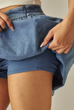 Denim Bubble Skirt