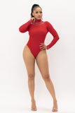 Diamond Bodysuit Red