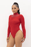 Diamond Bodysuit Red