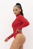 Diamond Bodysuit Red