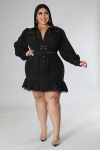 Fierce Dress Black Plus Size