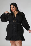 Fierce Dress Black Plus Size