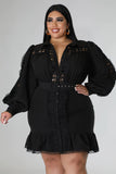 Fierce Dress Black Plus Size