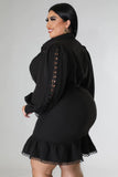 Fierce Dress Black Plus Size