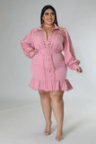 Fierce Dress Blush Plus Size