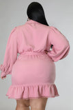 Fierce Dress Blush Plus Size