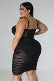 Ariana Dress Black Plus Size