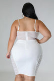 Ariana Dress White Plus Size