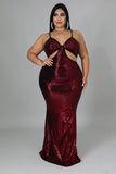 Hottas Dress Red Plus Size