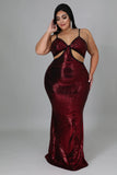 Hottas Dress Red Plus Size