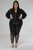 Chia Jumpsuit Black Plus Size