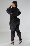 Chia Jumpsuit Black Plus Size